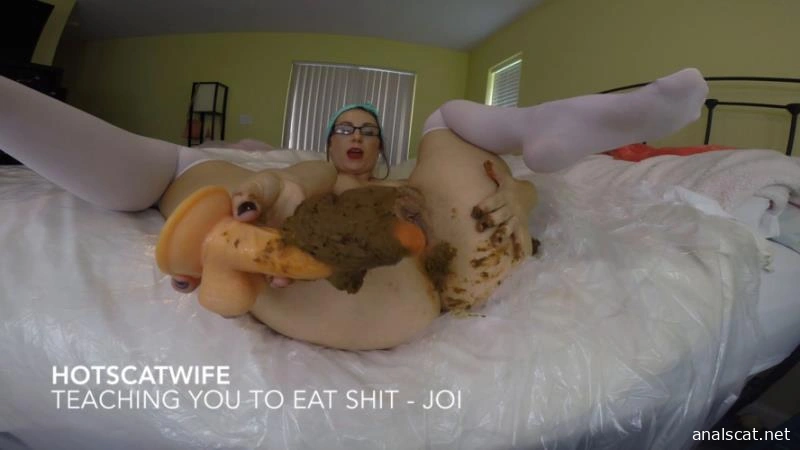 Teaching you to eat SHIT – Jerkoff Instructional P1 - HotScatWife (2025 | FullHD)