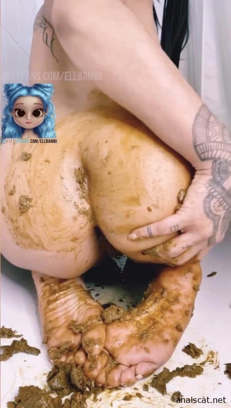 Smearing Over My Ass & Feet P1 - Inked Bambi (2025 | SD)