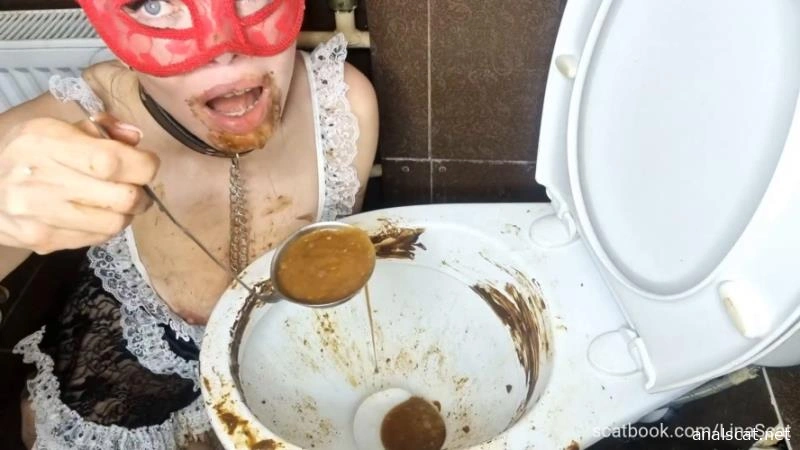 Scatlina 2026 - Cleaning the toilet by a shitty housekeeper Full version (2026 | FullHD)