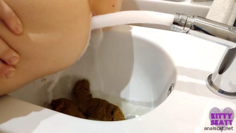 Huge dump in fancy hotel bidet - Kitty Skatt (2026 | FullHD)